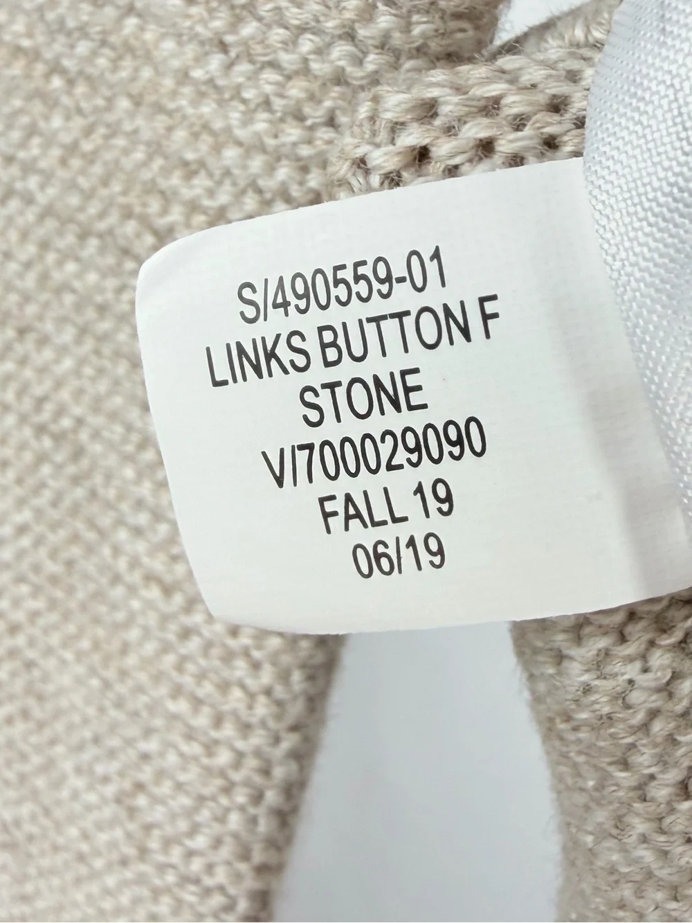 Banana Republic Supima Cotton Button Up Shawl Collar Cardigan Sweater in Stone